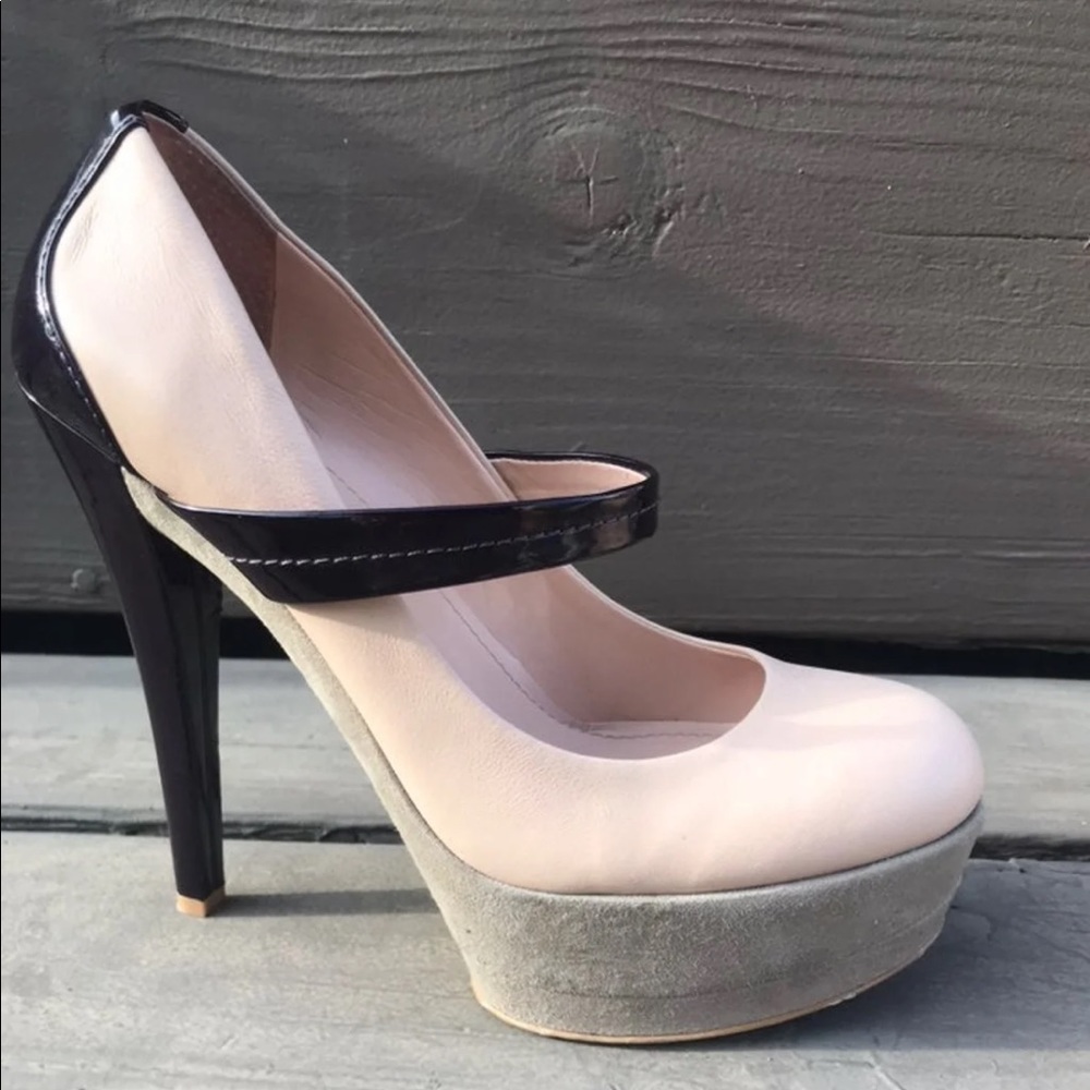 Jessica Simpson nude Heels Mary Janes